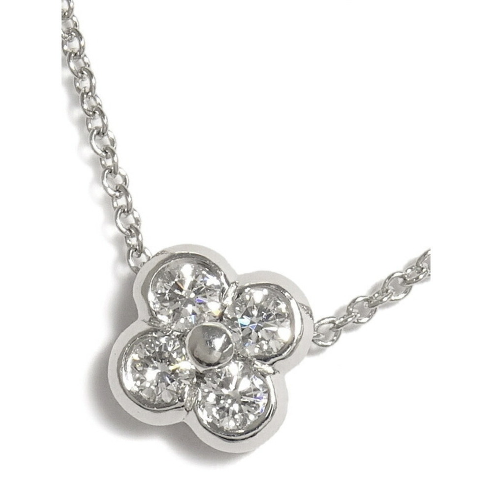 Tiffany Necklace Bezel Set Platinum Diamond